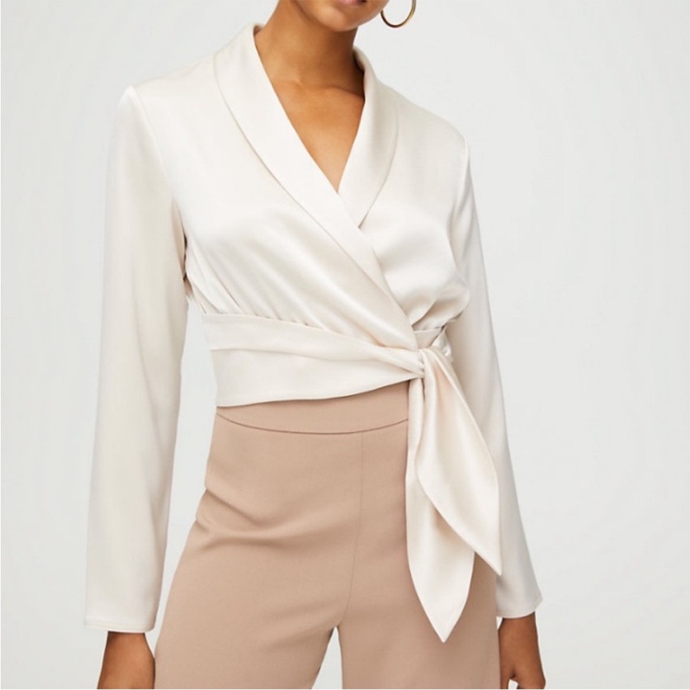Aritzia Babaton Davis Blouse - Size S